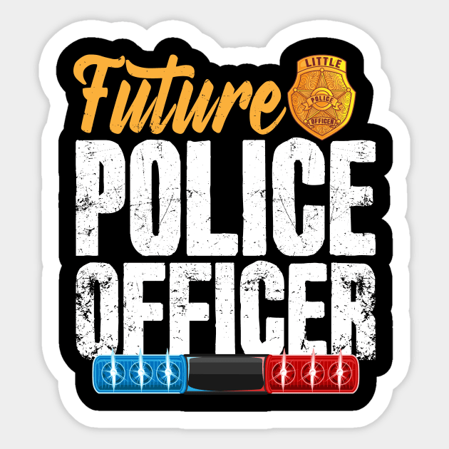 Future Police Officer Sticker by captainmood